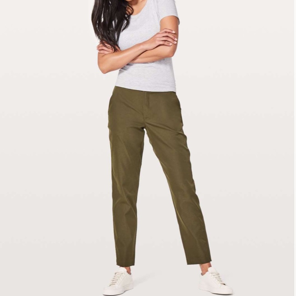 Lululemon Womens 10 Green City Trek Trouser Pants